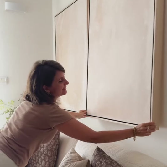 Bali Framed Canvas Duo