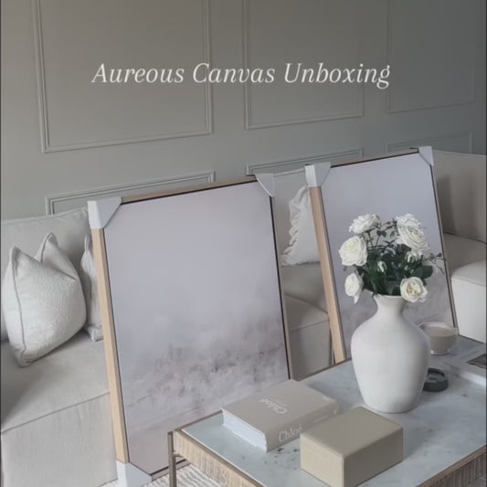 Paradis Square Framed Canvas Duo