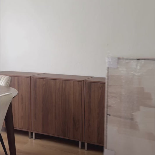 Whisper Square Framed Canvas