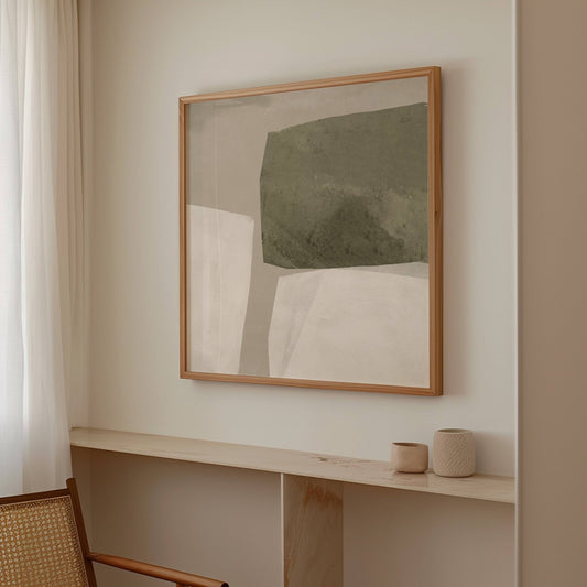 Reality - Square / Olive - AureousHome