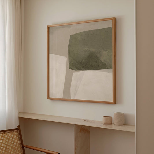 Reality - Square / Olive - AureousHome