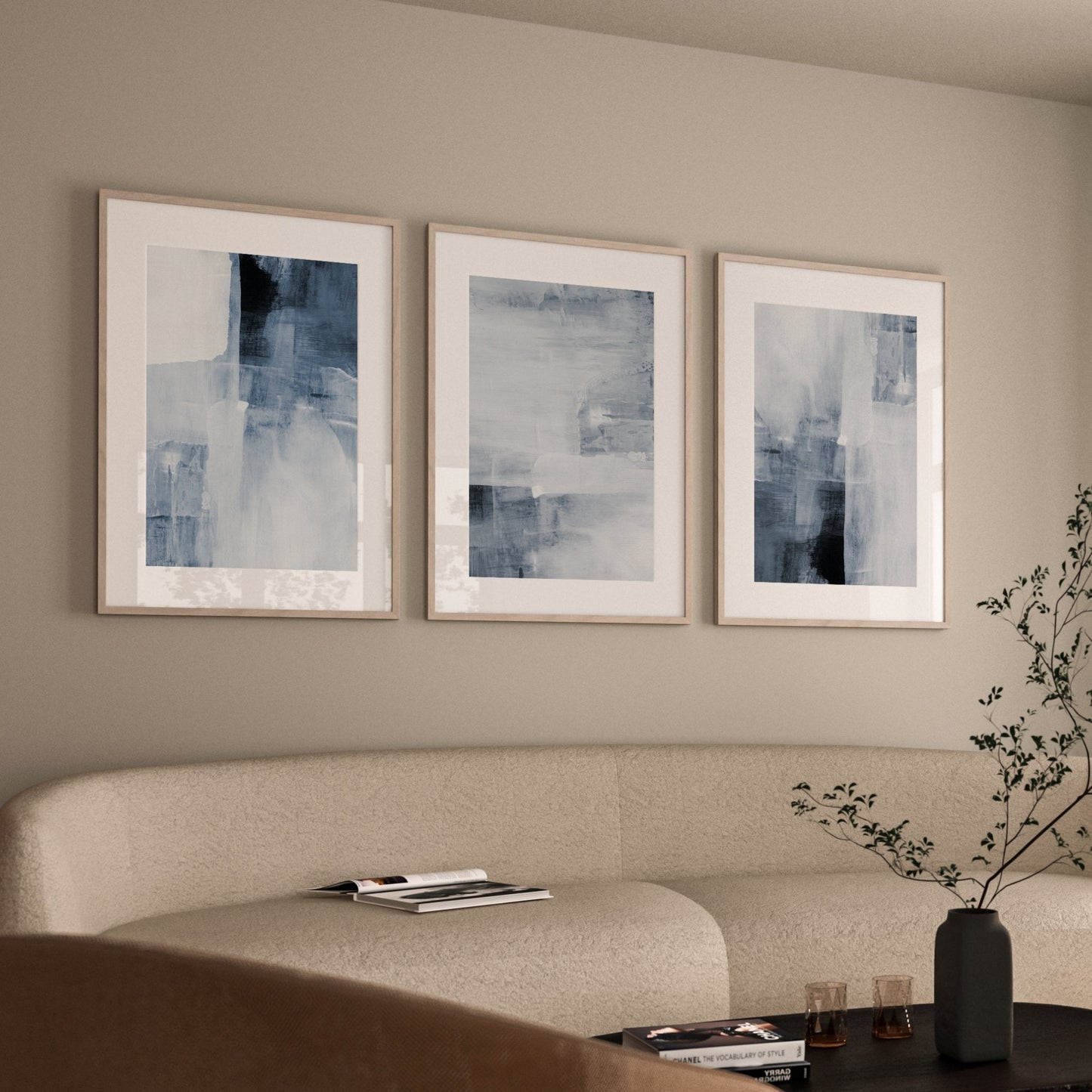Rhea Trio - Blue - AureousHome