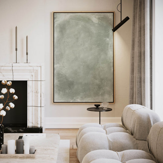 Sage Framed Canvas - AureousHome