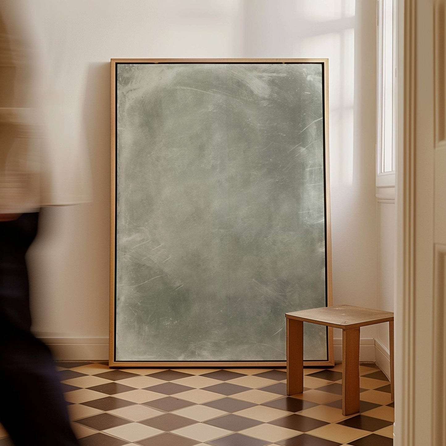 Sage Framed Canvas - AureousHome