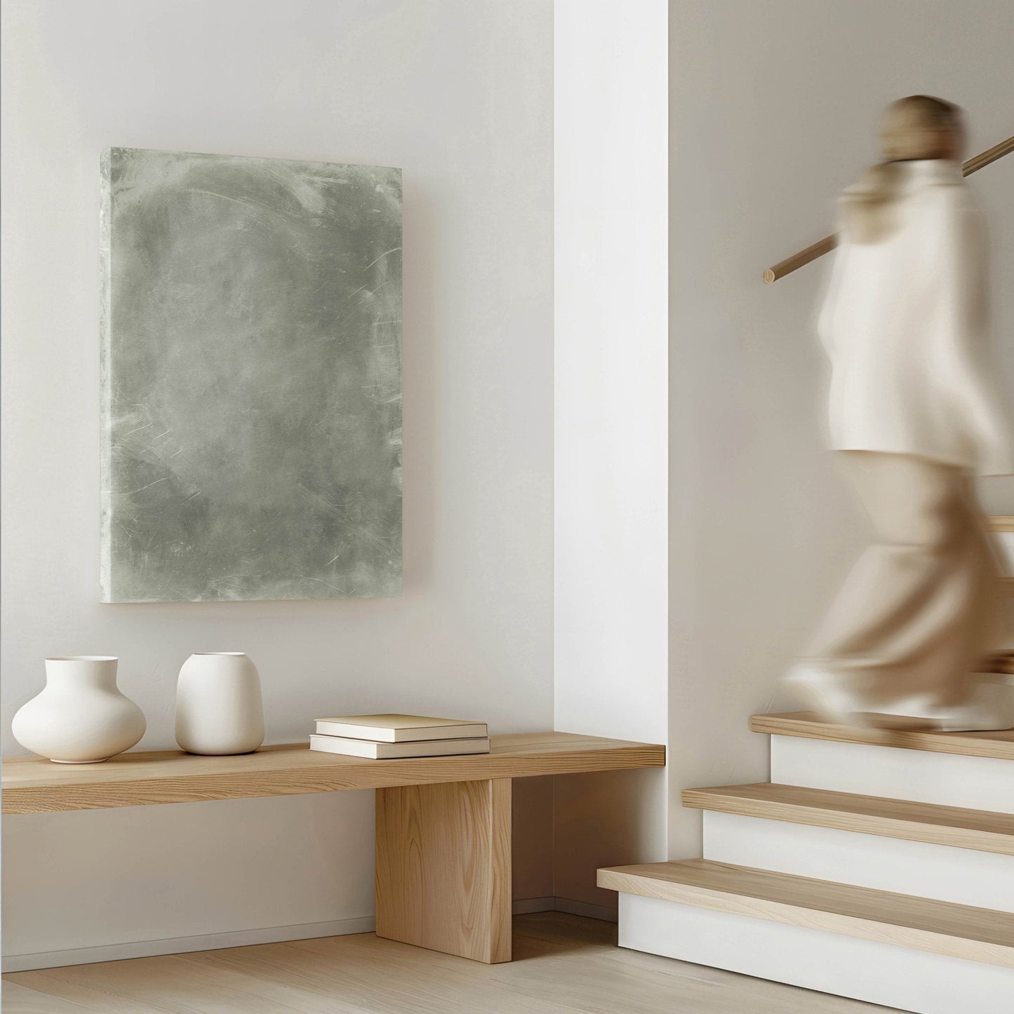 Sage Framed Canvas - AureousHome