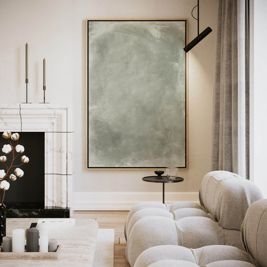Sage Framed Canvas - AureousHome
