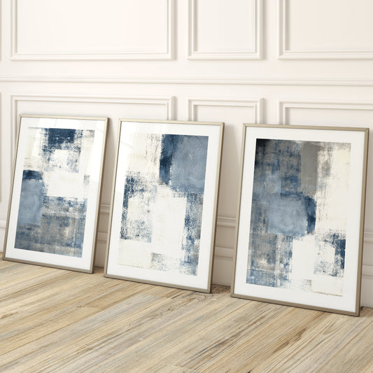 Serenity Trio - Steel Blue - AureousHome