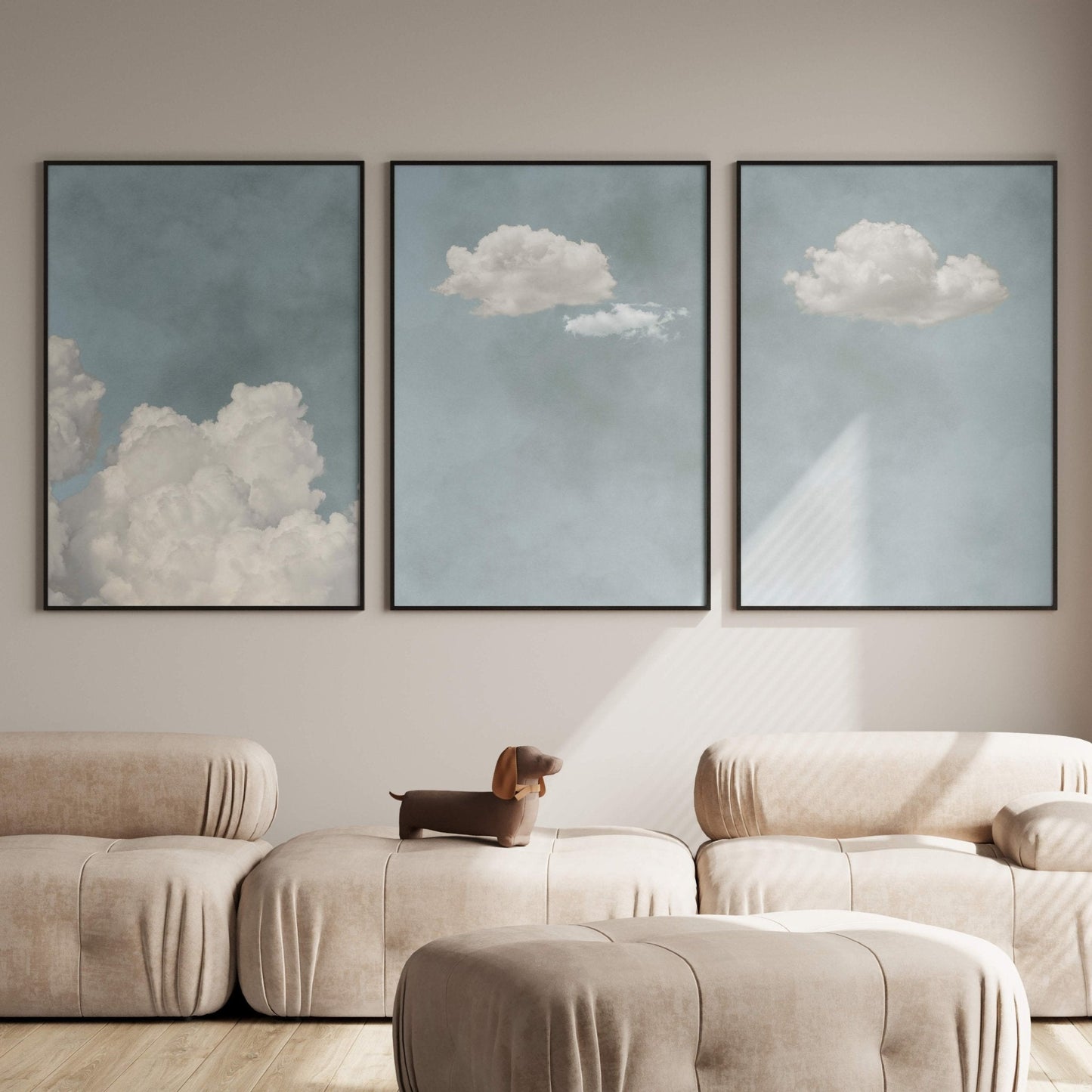 Skye Trio - Light Blue - AureousHome