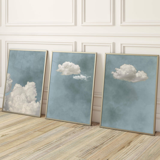 Skye Trio - Light Blue - AureousHome