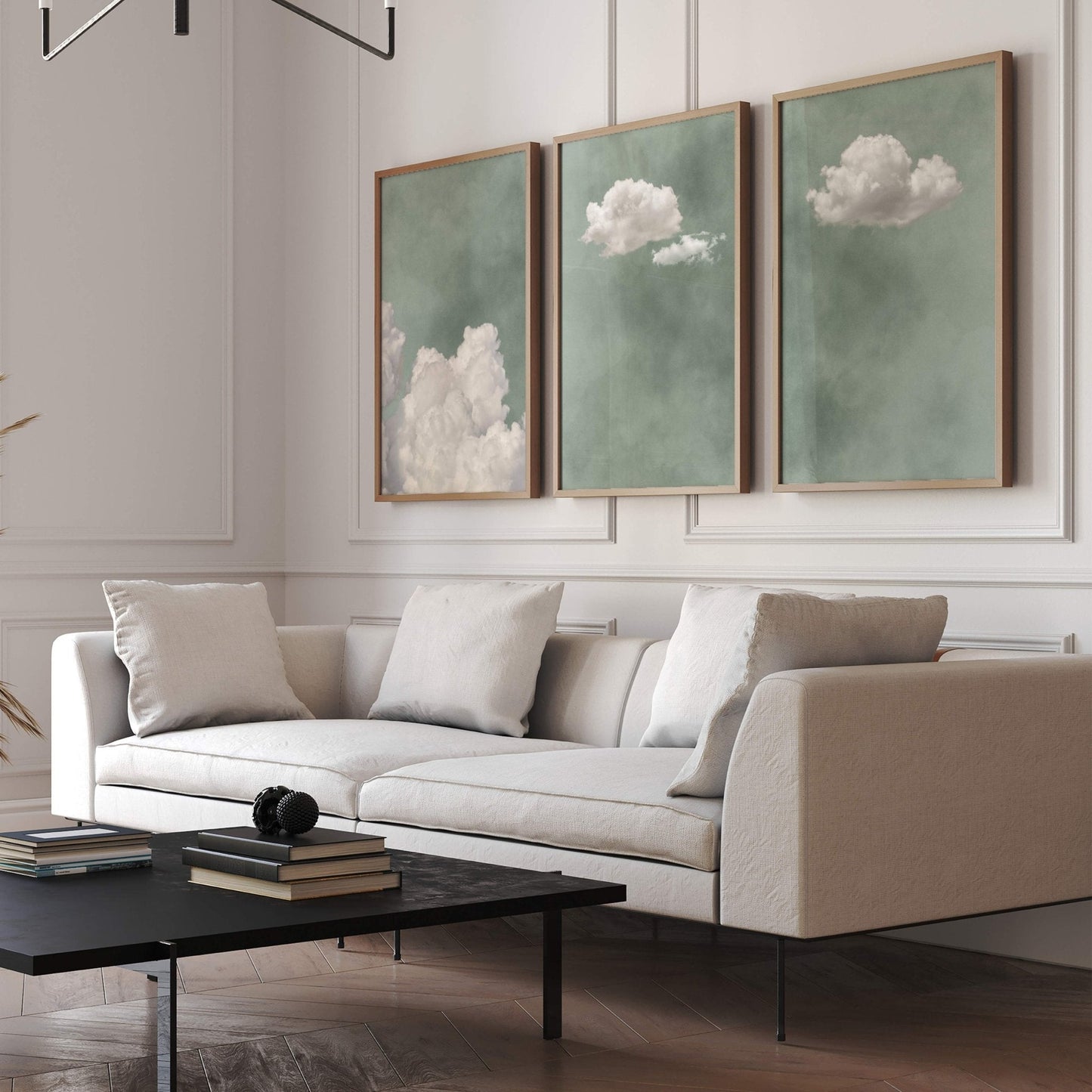 Skye Trio - Light Sage - AureousHome