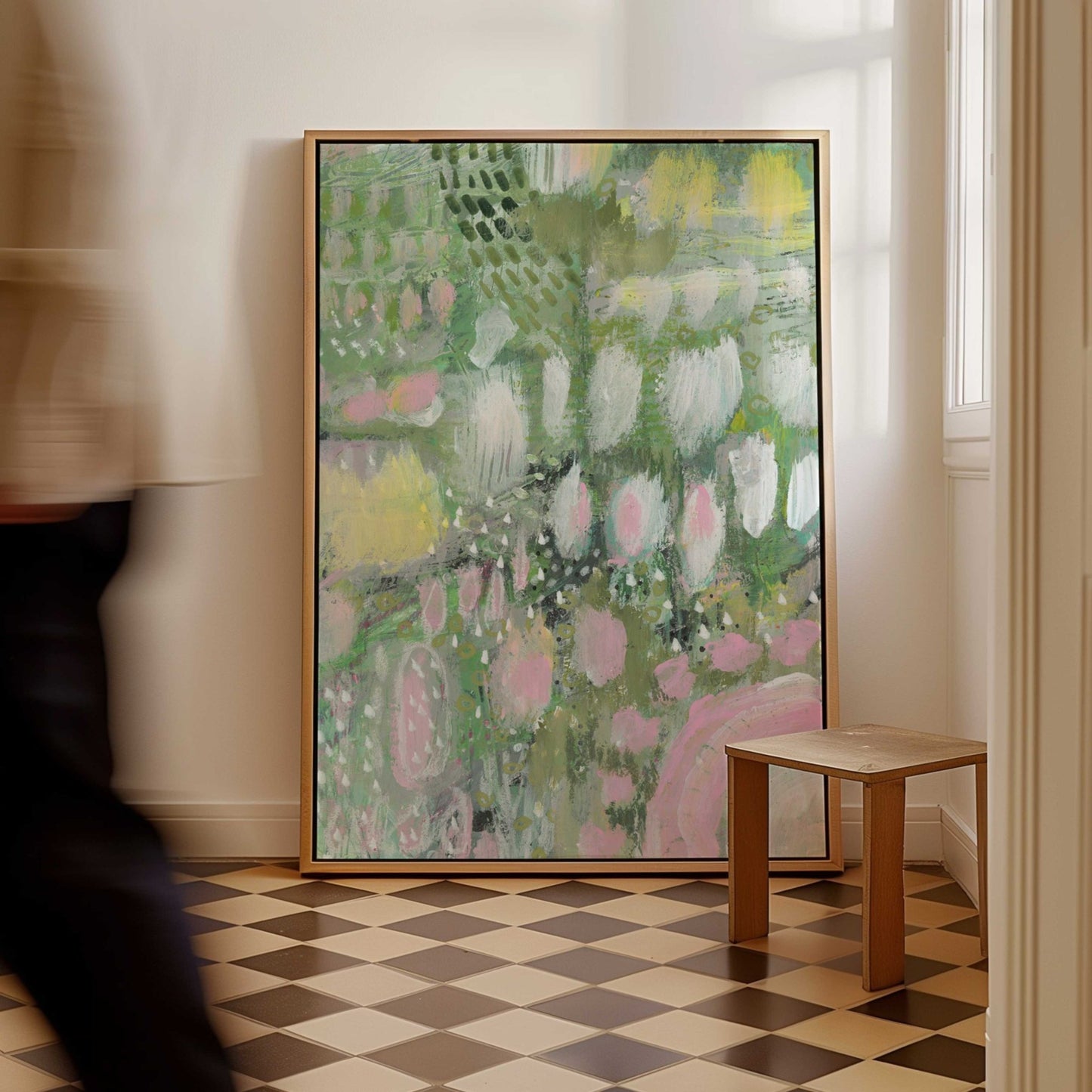 Soft Bloom Framed Canvas Duo - AureousHome