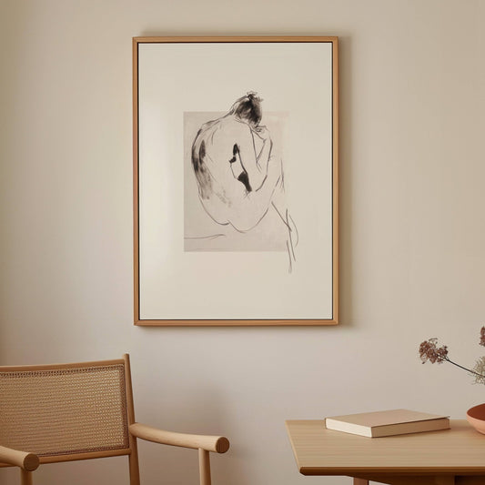 Solitude Framed Canvas - AureousHome