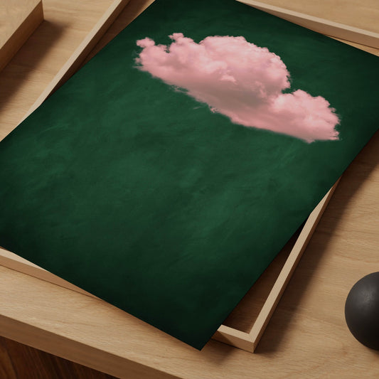 Storm Cloud - Emerald / Pink - AureousHome