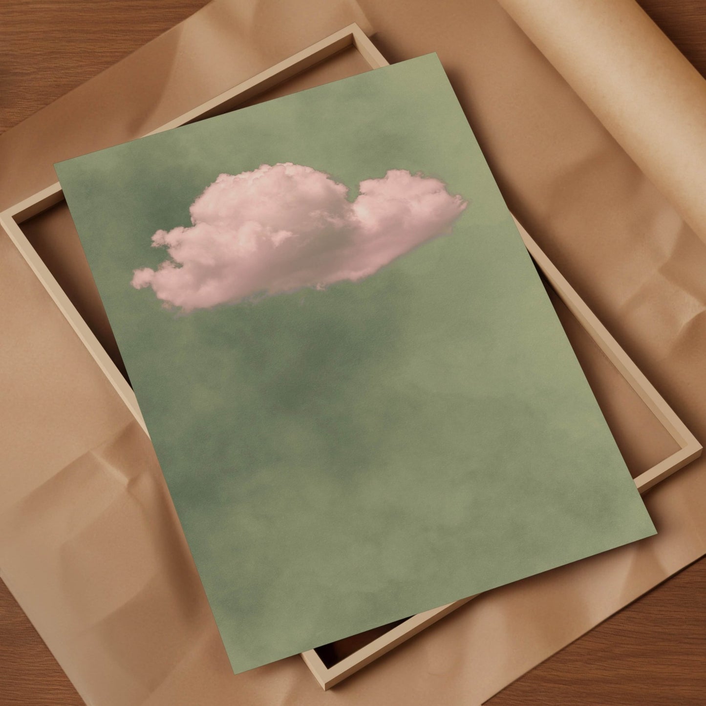 Storm Cloud Green / Blush - AureousHome