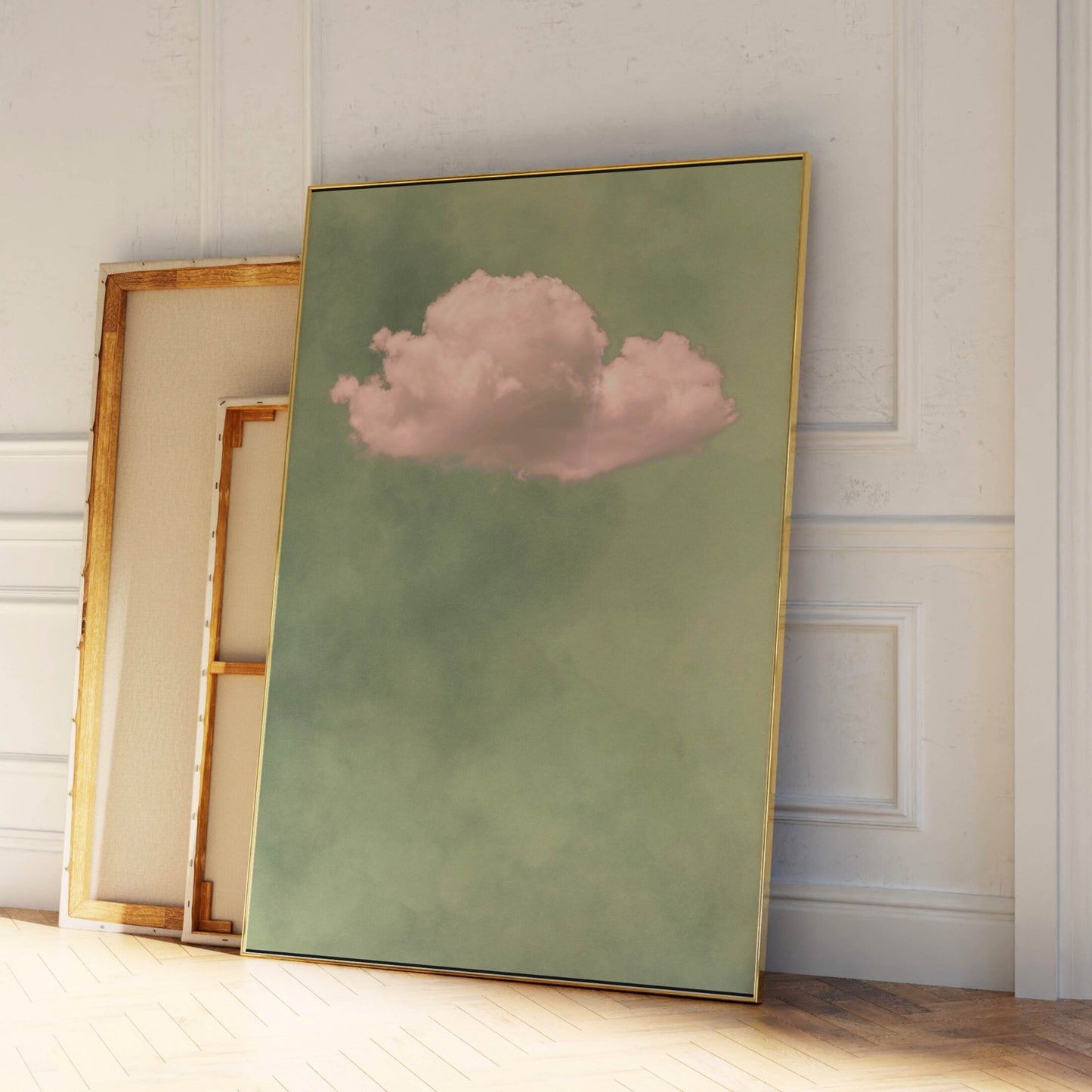 Storm Cloud Green / Blush - AureousHome