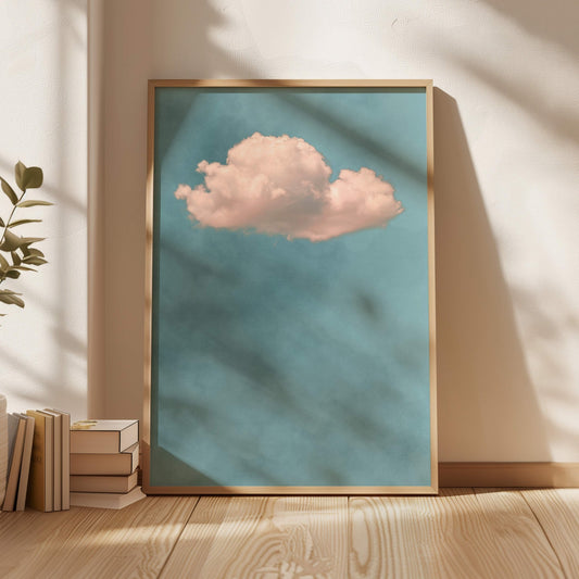 Storm Cloud Sky Blue / Blush - AureousHome