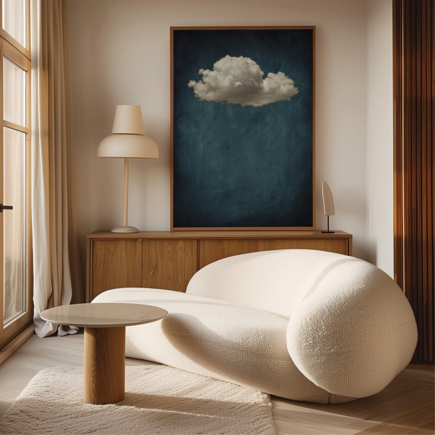 Storm Cloud - Vintage Blue - AureousHome