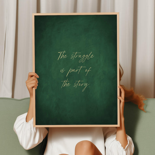 Struggle - Emerald / Gold - AureousHome