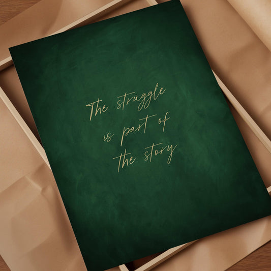 Struggle - Emerald / Gold - AureousHome