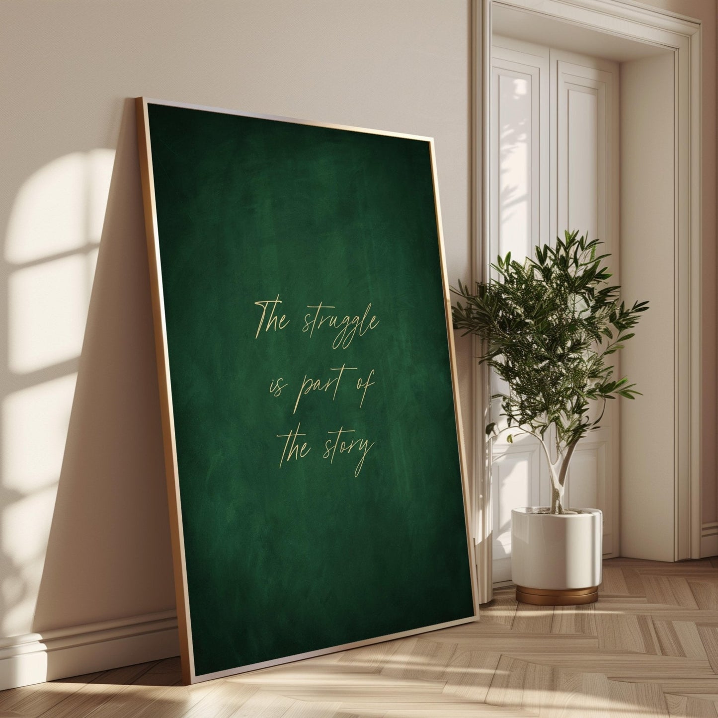 Struggle - Emerald / Gold - AureousHome