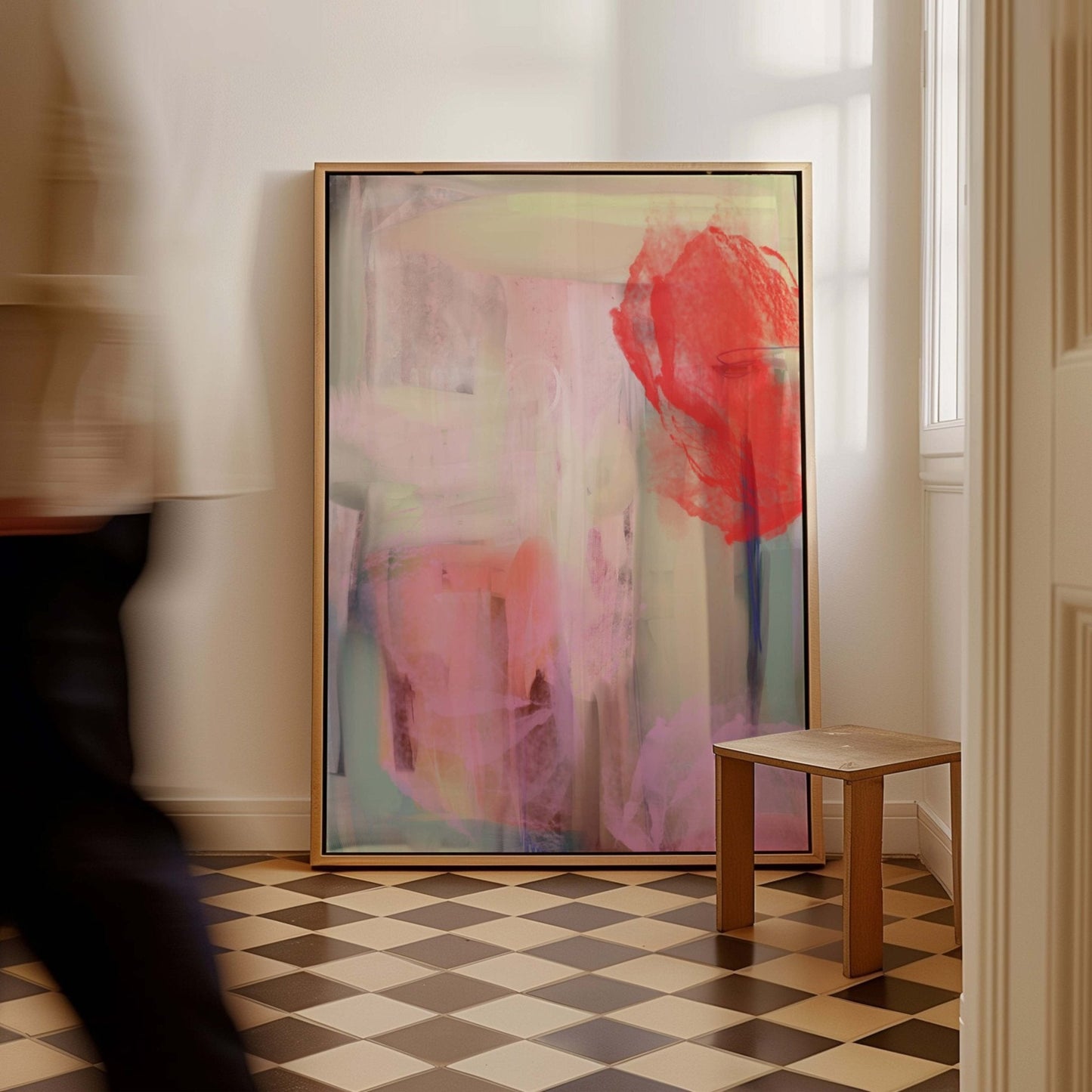 Summer Peony Framed Canvas - Colt x Wilde - AureousHome