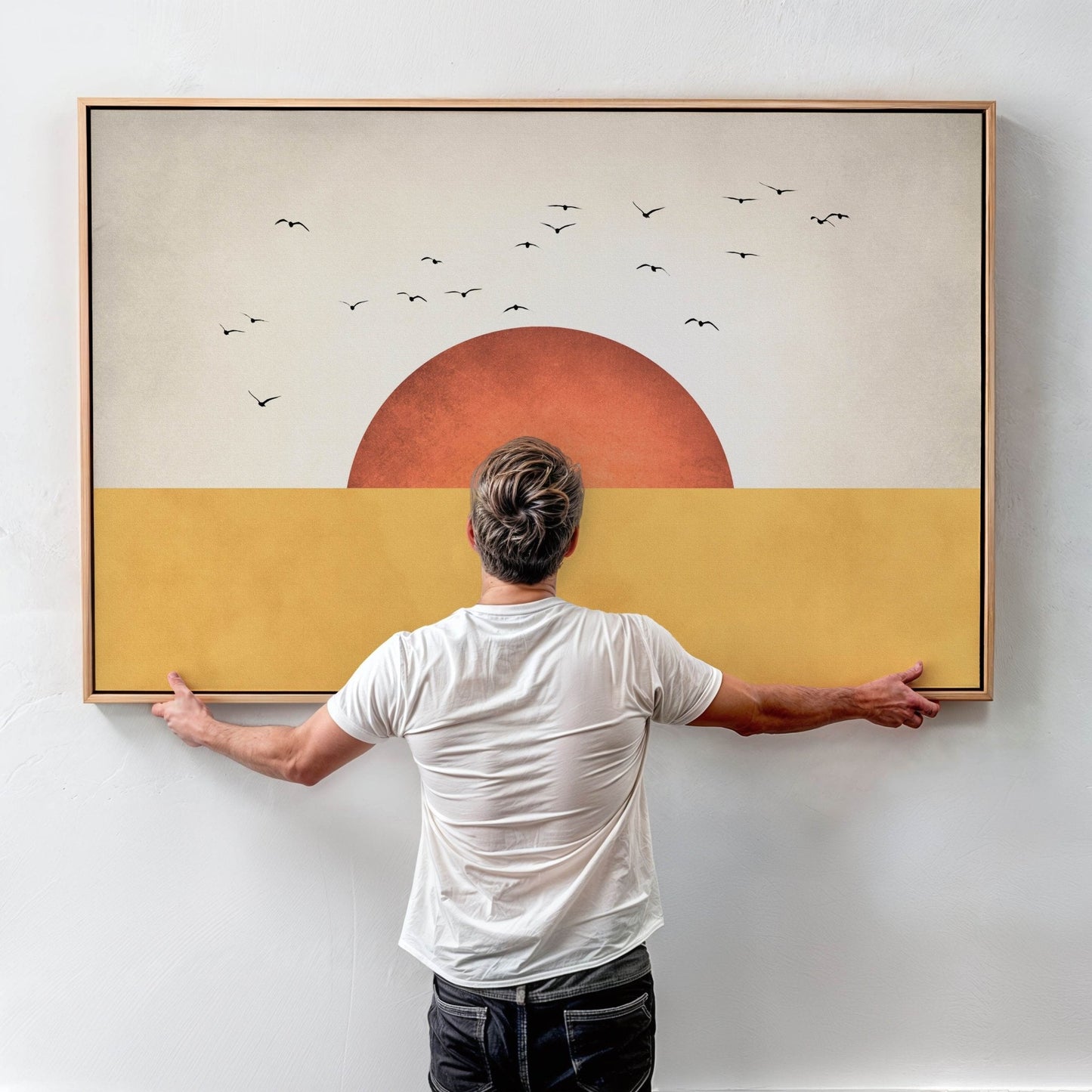 Sunrise Framed Canvas - AureousHome