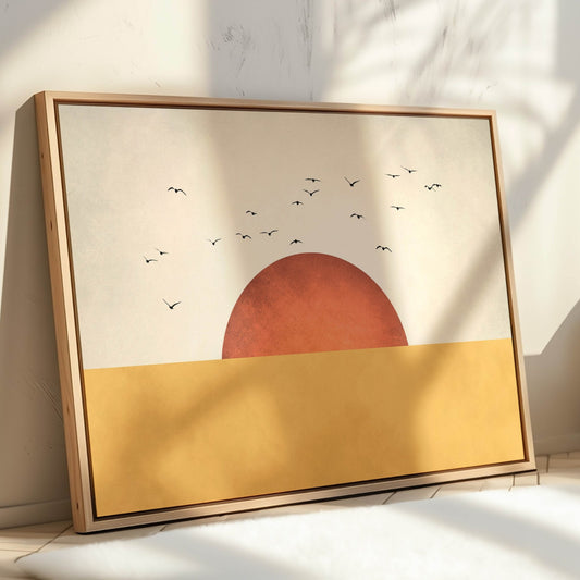 Sunrise Framed Canvas - AureousHome