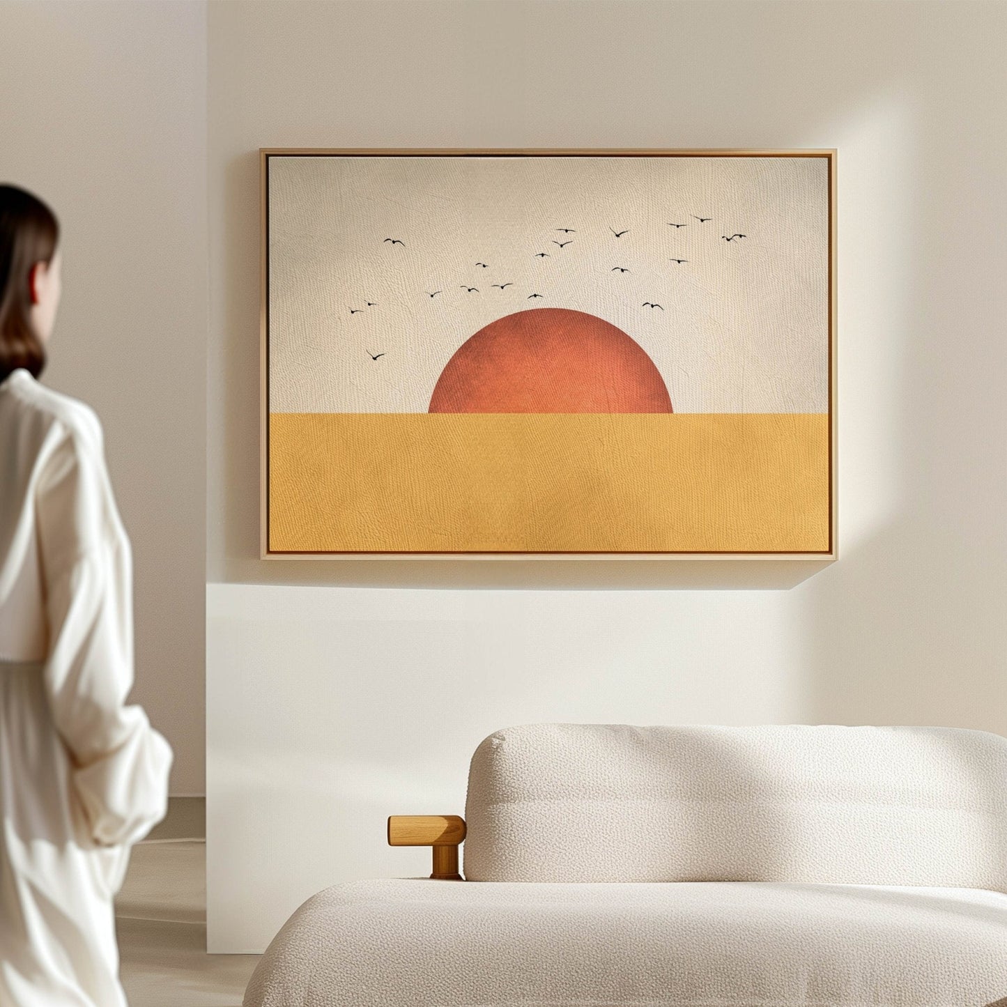 Sunrise Framed Canvas - AureousHome