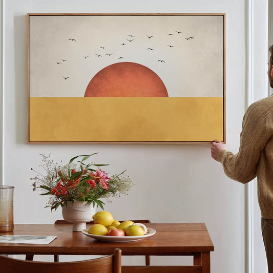 Sunrise Framed Canvas - AureousHome