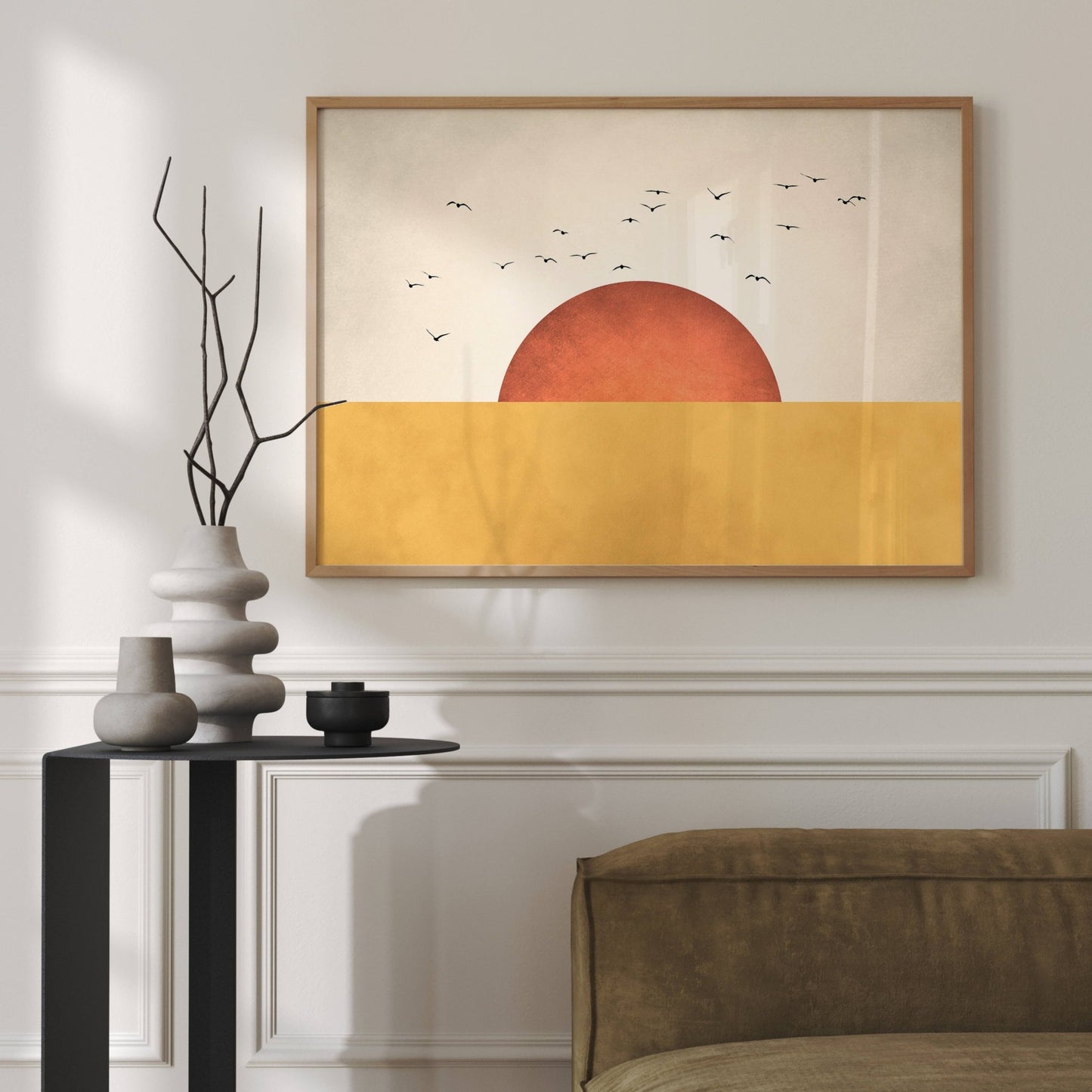 Sunrise - Horizontal / Yellow - AureousHome