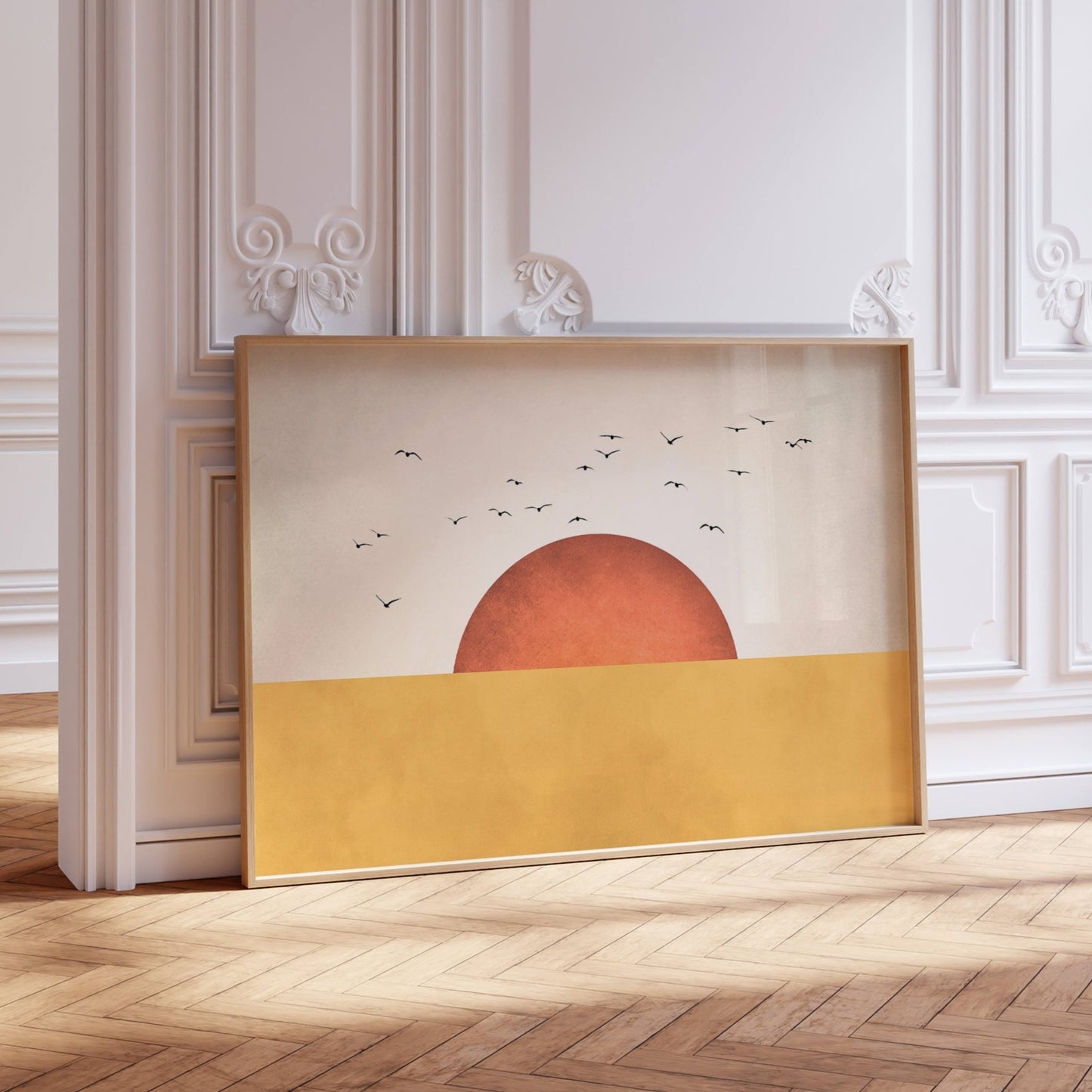 Sunrise - Horizontal / Yellow - AureousHome