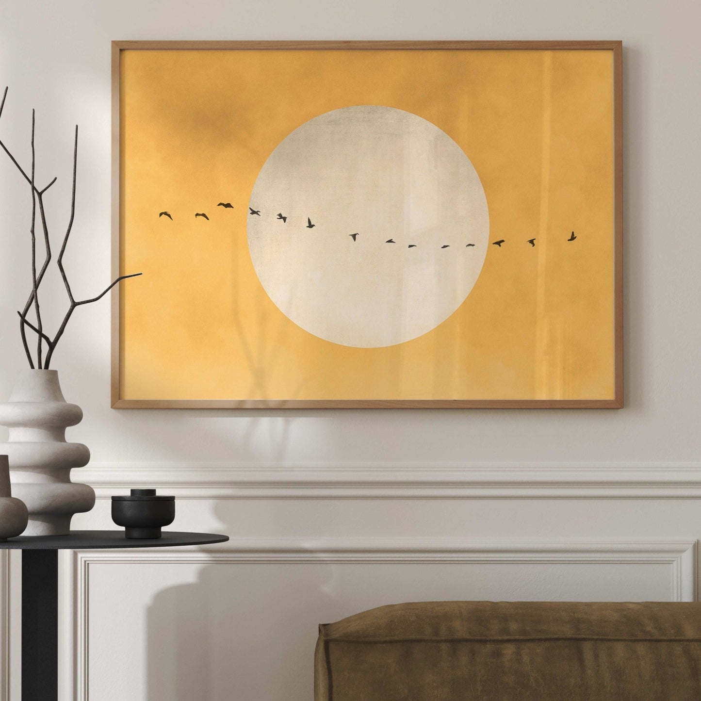 The Sun - Horizontal / Yellow - AureousHome