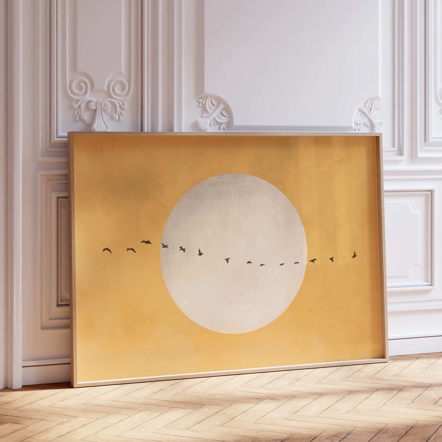 The Sun - Horizontal / Yellow - AureousHome