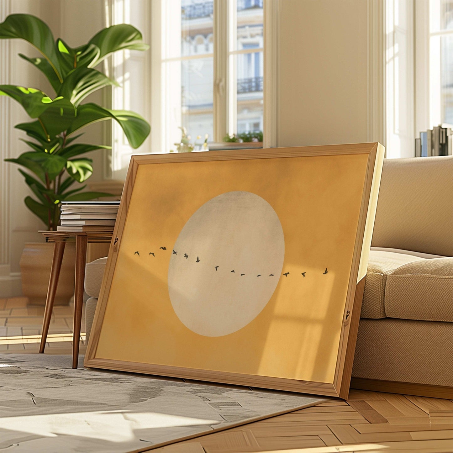 The Sun - Horizontal / Yellow - AureousHome