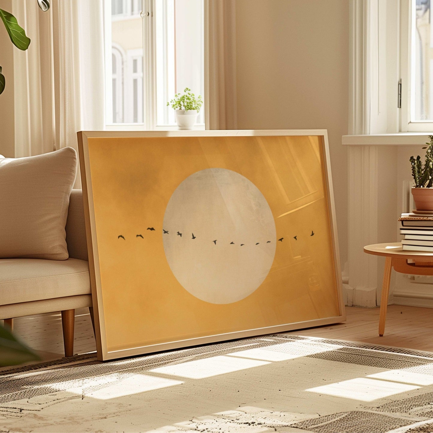 The Sun - Horizontal / Yellow - AureousHome