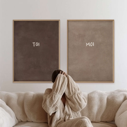 Toi et Moi Duo - Mocha - AureousHome