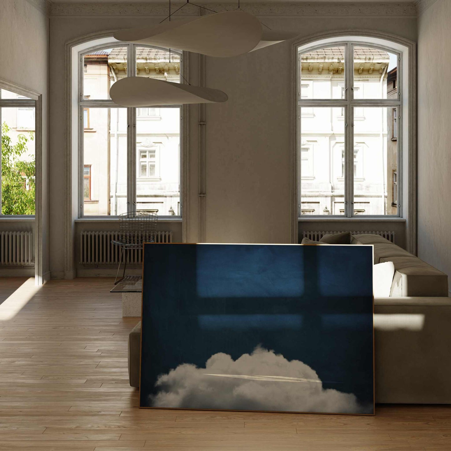 Transcendence - Sapphire Blue / Horizontal - AureousHome