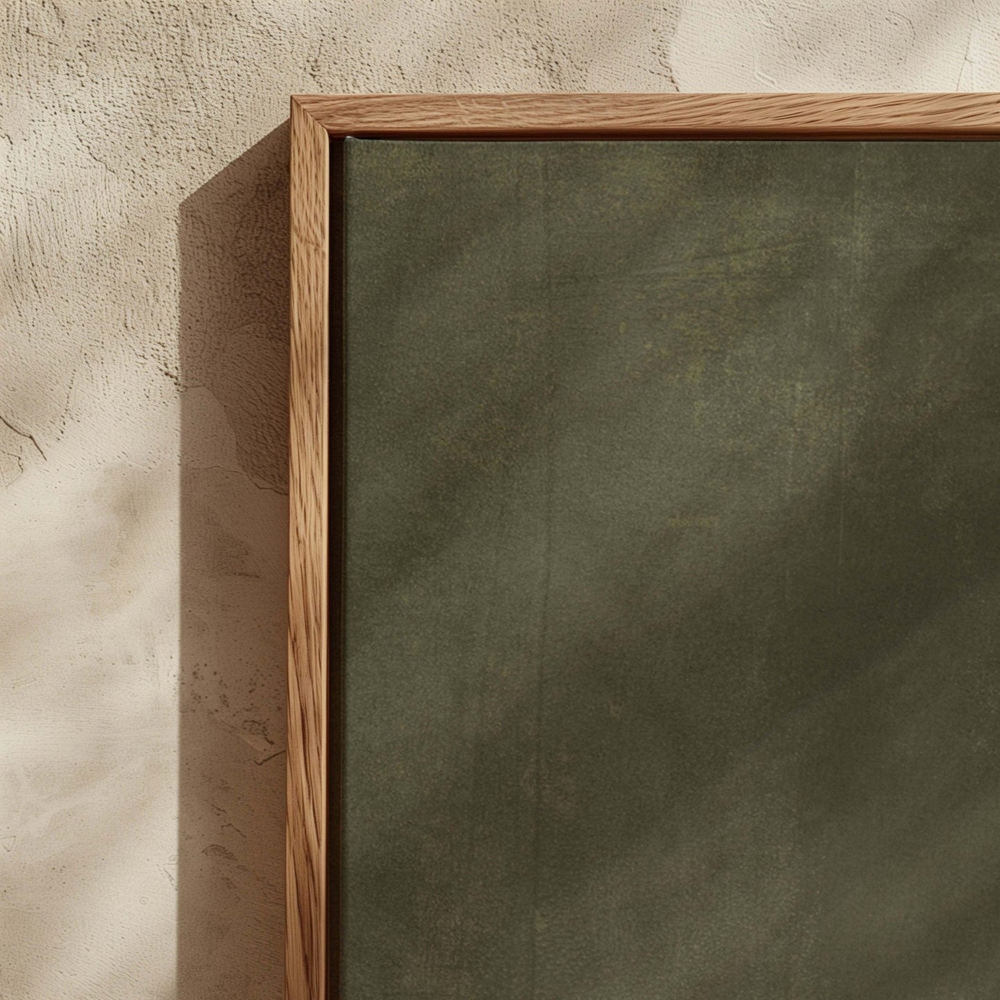 Veridian Square Framed Canvas - AureousHome