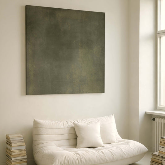 Veridian Square Framed Canvas - AureousHome
