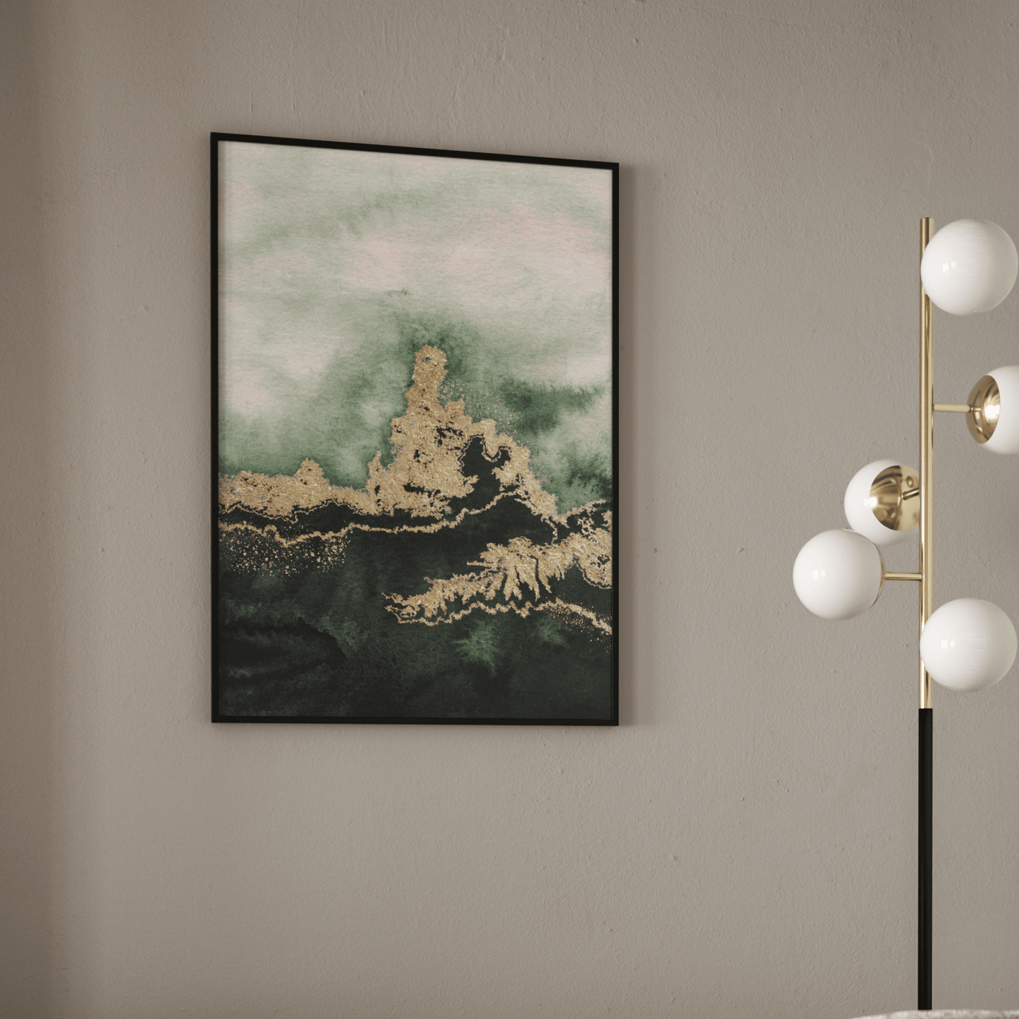 Waves - Emerald - AureousHome