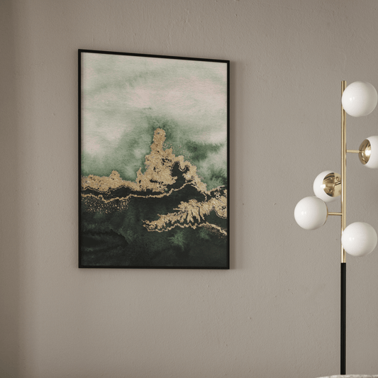 Waves - Emerald - AureousHome