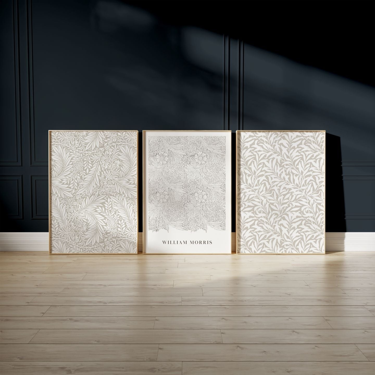 William Morris Trio - Beige - AureousHome