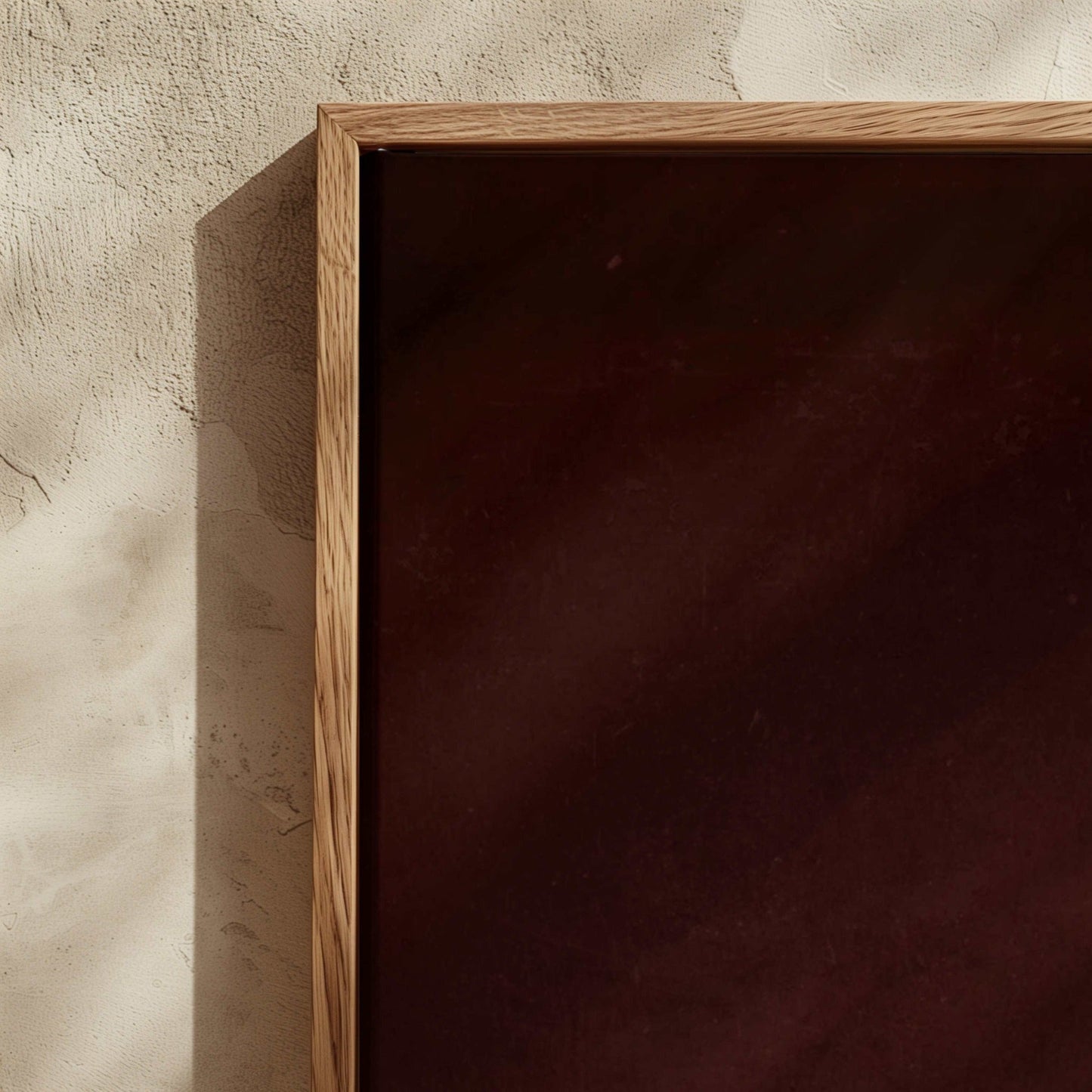 You Me Oui Framed Canvas - Burgundy - AureousHome