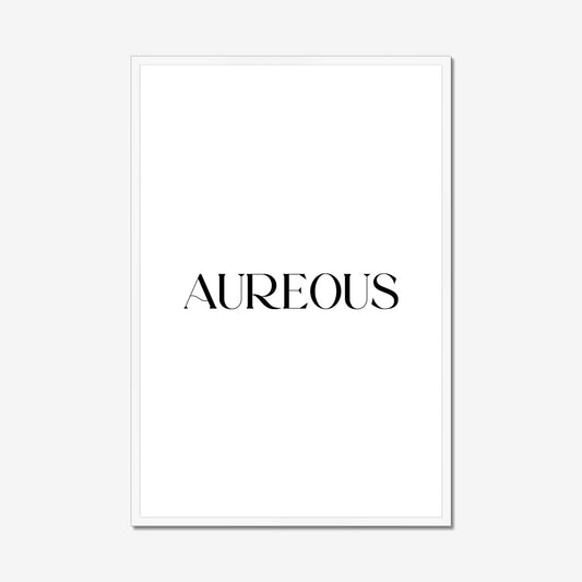 24x36 Inch White Wooden Frame