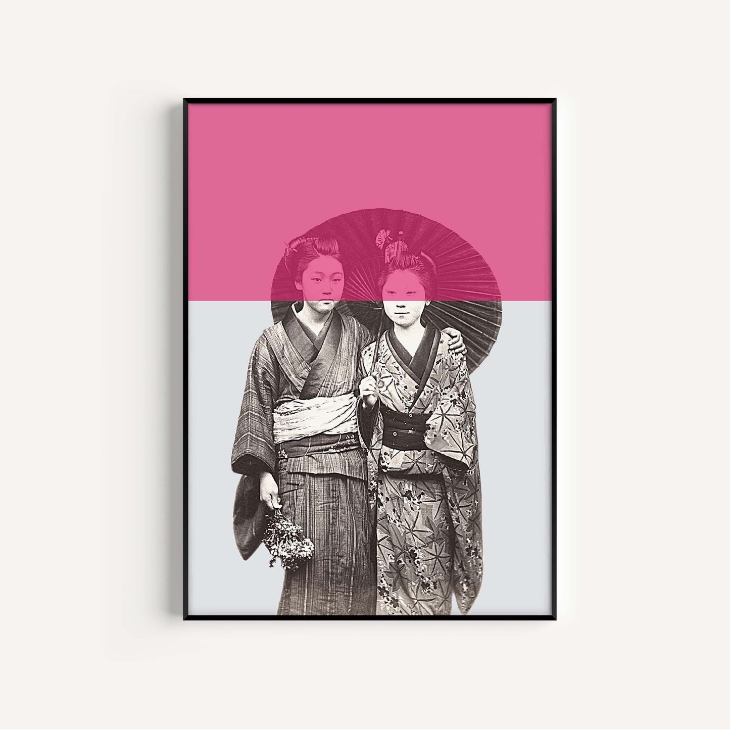 Pink Geisha Wall Art Print