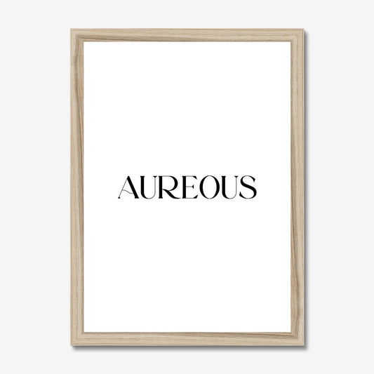 A3 Natural Wooden Frame