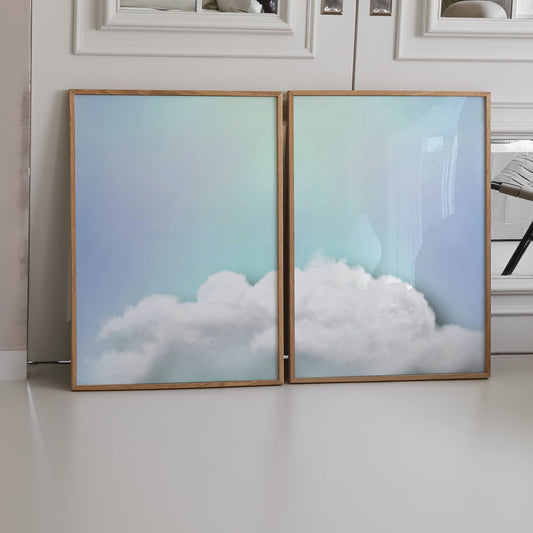 Above The Clouds Duo - Aura Blue - AureousHome