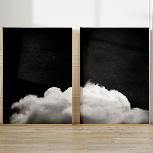 Above The Clouds Duo - Black - AureousHome