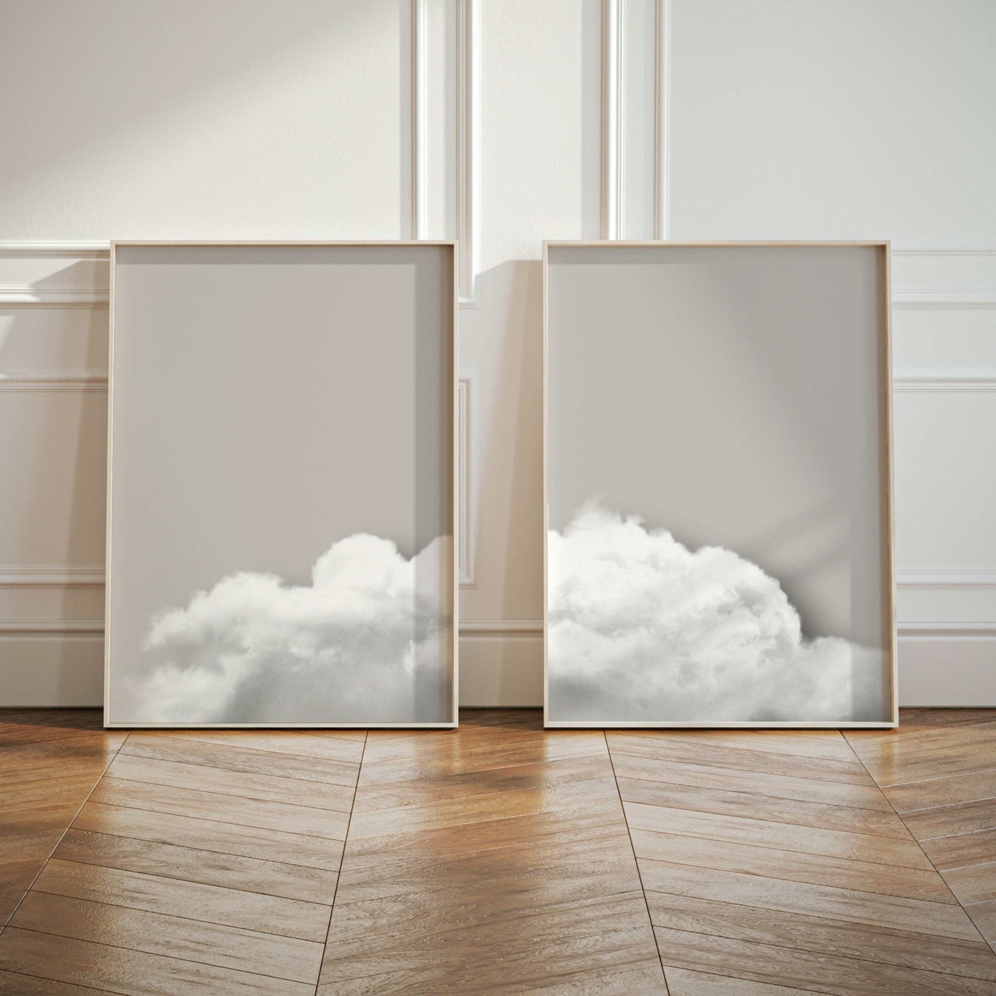 Above The Clouds Duo - Grey - AureousHome