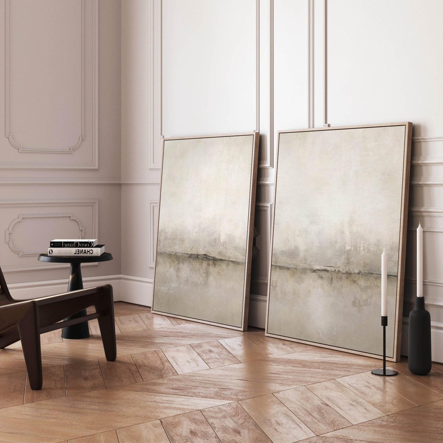 Amboise Framed Canvas Duo - AureousHome